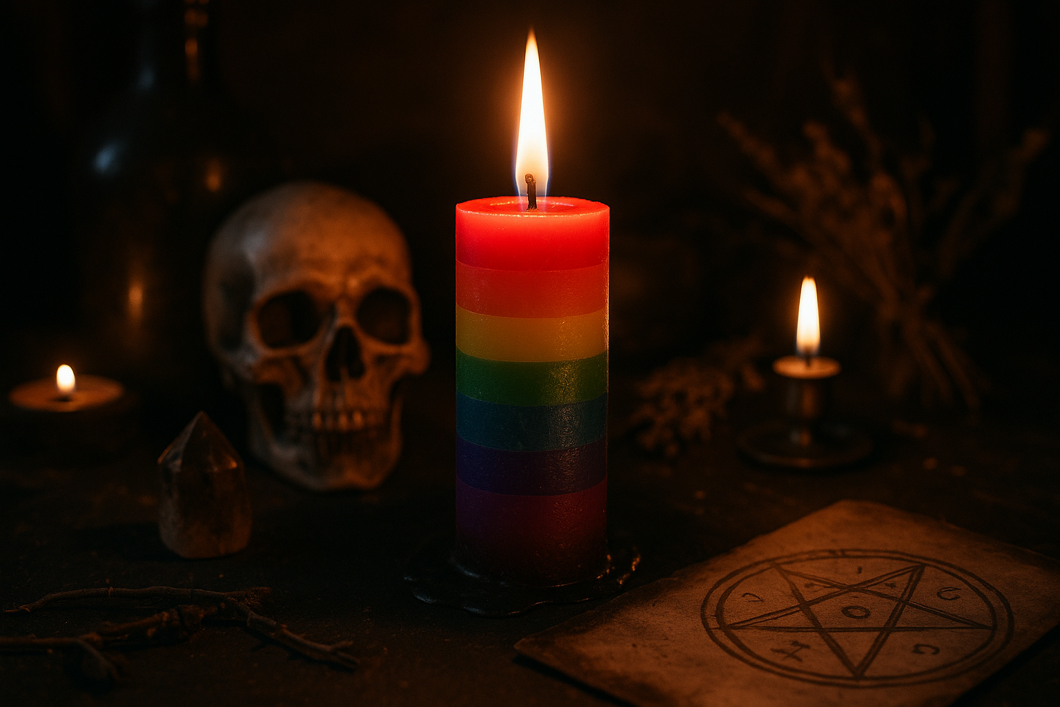 Vela de los siete poderes: significado y usos