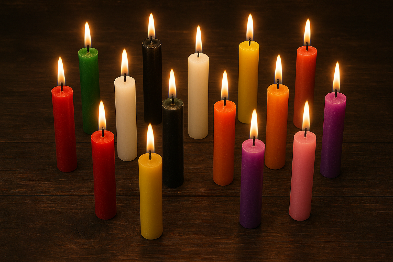 El significado de las velas en la magia: guia completa de colores